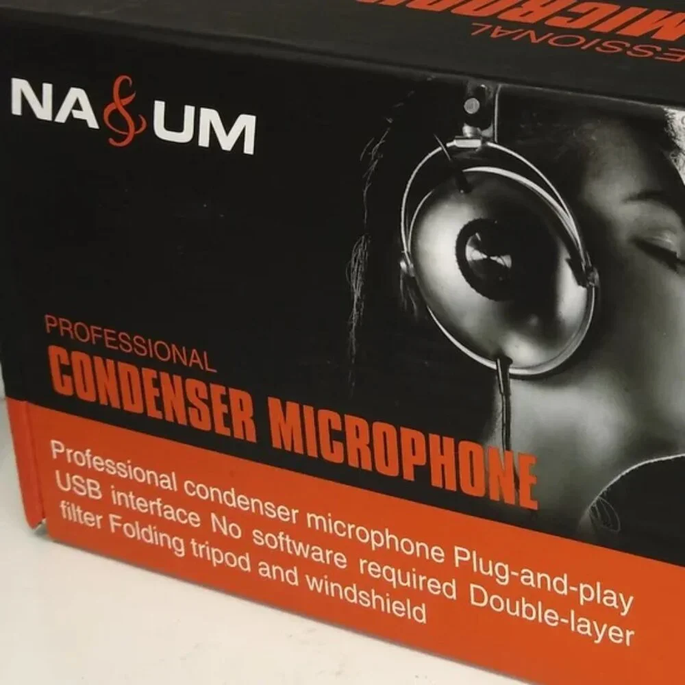 NA & UM USB Microphone | Computer Condenser Microphone | NIB